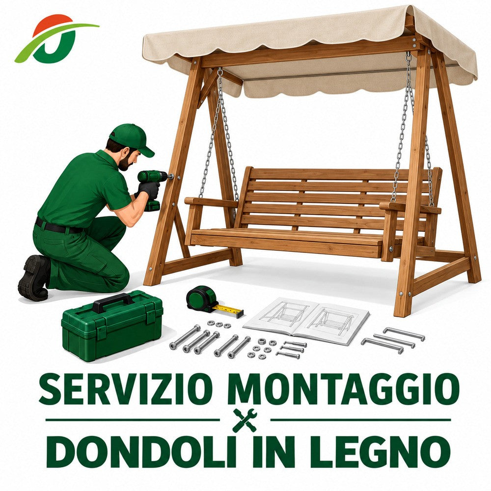 Montaggio Dondoli in Legno