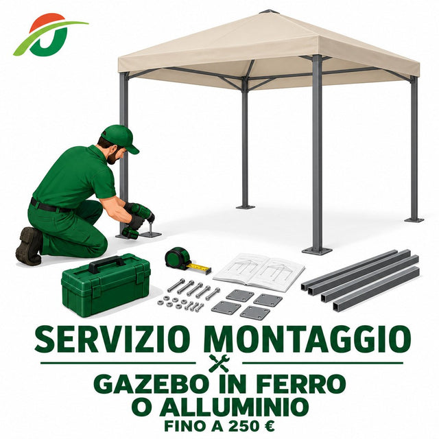 Montaggio Gazebo in Ferro o Alluminio fino a 250€