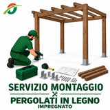 Montaggio Pergolati in Legno