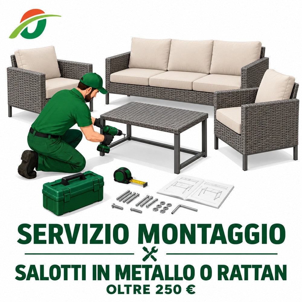 Montaggio salotti in metallo oltre 250€