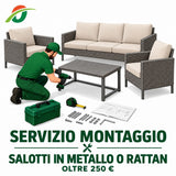 Montaggio salotti in metallo oltre 250€