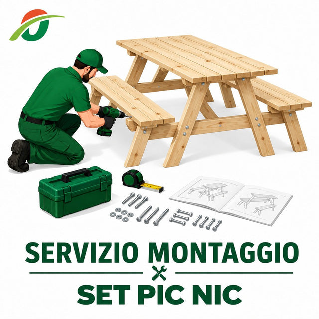 Montaggio Set pic nic