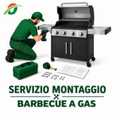 Montaggio Barbecue a Gas