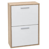 Scarpiera Starter 2 Ante 4 Paia Beige Bianco