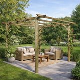 Pergola In Legno Impregnato 3x3m