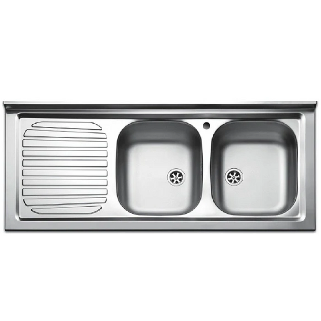Lavello Federica Inox 120 cm Vasche DX