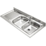 Lavello Federica Inox 120 cm Vasche DX