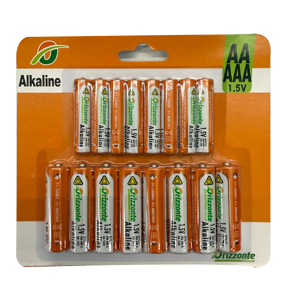 nbr set 16 batterie alkaline stilo e ministilo ean 9972016302113