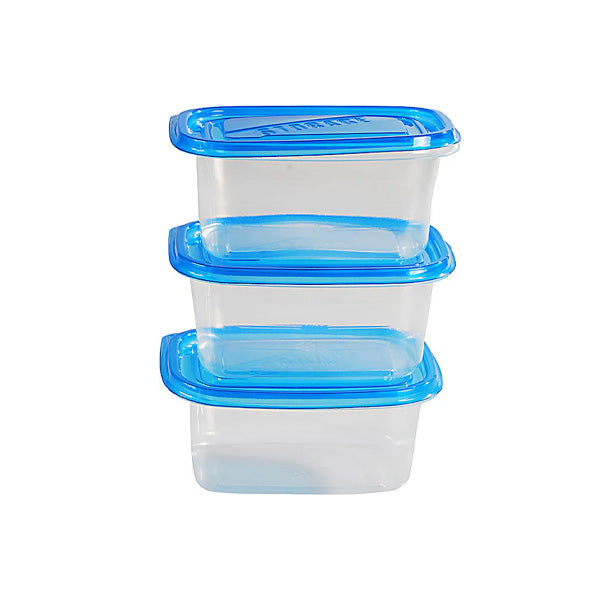 Contenitore Alimenti Rettangolare 3 Pezzi 700 Ml