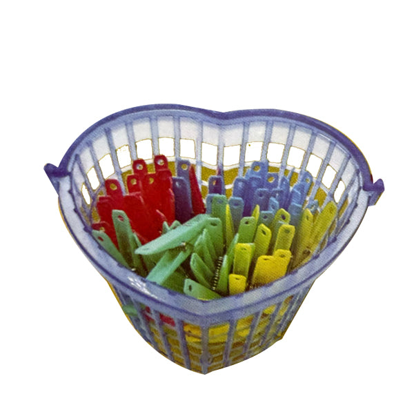 nbr cestino in plastica con 60 mollette ean 9972016467126