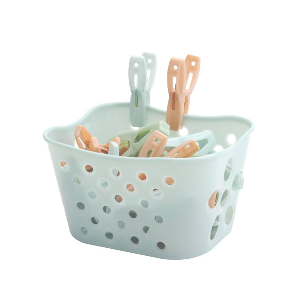 nbr cestino in plastica con 60 mollette ean 9972016467133