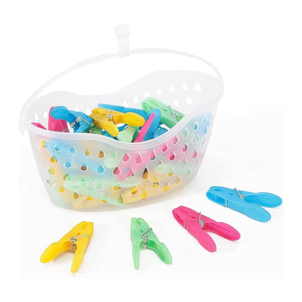 nbr cestino in plastica con 60 mollette ean 9972016467140