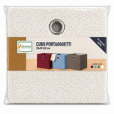 Scatola Portaoggetti Bouclé 28X28XH.28 cm