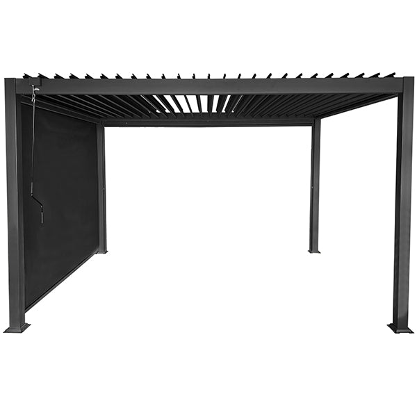 mirada tenda laterale per pergola sanybel nero 3m ean 9972016777065