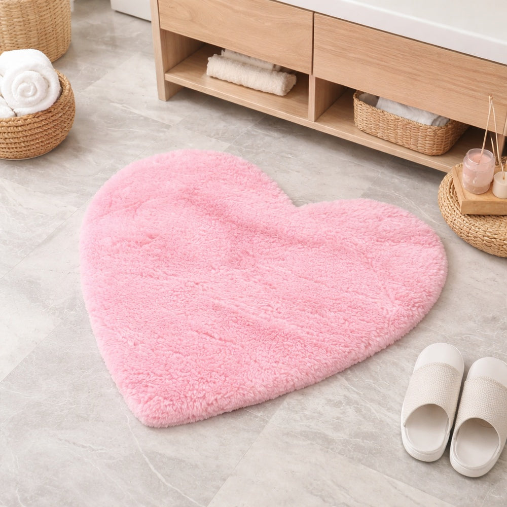 Tappeto Rabbit Cuore 60x70 Cm Colori Assortiti