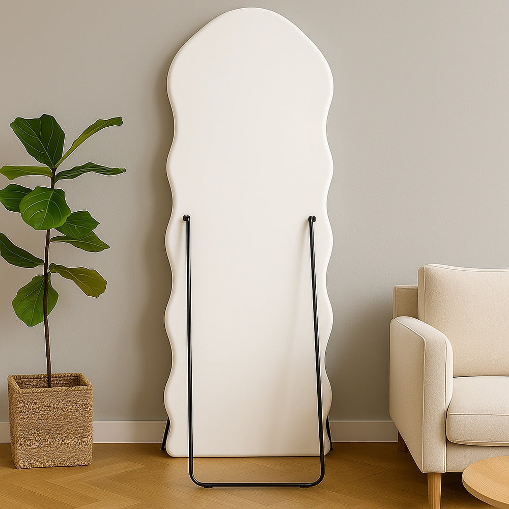Specchio Gost Ondulato 143cm Bianco