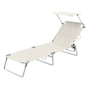 mirada lettino prendisole zannone pieghevole ecru ean 9972017002296