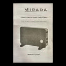 Termoconvettore Flooz 2 Nero 2000 W