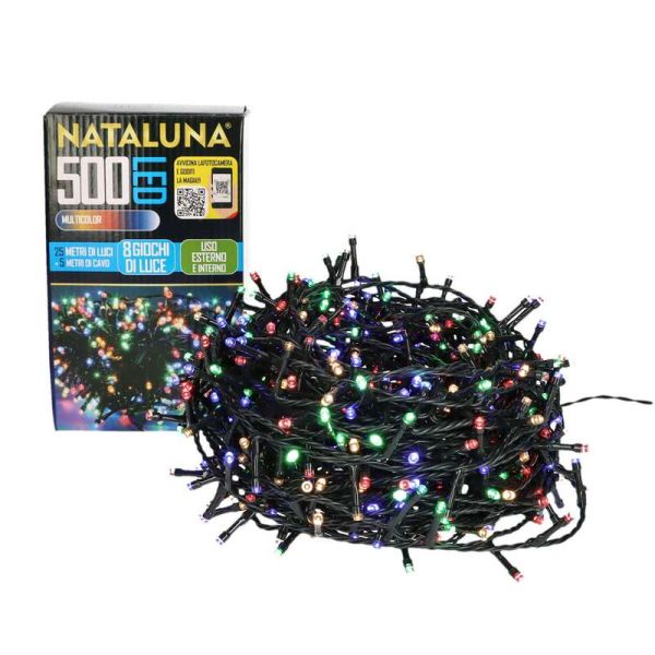 Luci Di Natale 500 Led Da Esterno Multicolor