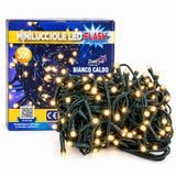 Luci di Natale Minilucciole 300 Led Bianco Caldo - immagine 2