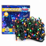 Luci di Natale 300 Led Multicolor Cavo Verde - immagine 2