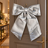 Fiocco Decorativo Metallizzato Silver 60 cm - immagine 2