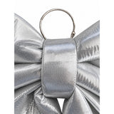 Fiocco Decorativo Metallizzato Silver 60 cm - immagine 3