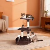 Tiragraffi marrone per gatti 48x41x64 cm - immagine 2
