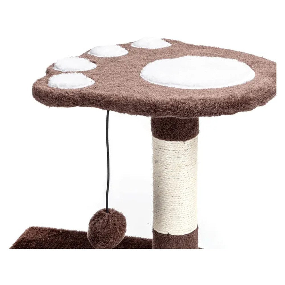 Tiragraffi marrone per gatti 48x41x64 cm - immagine 3