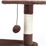 Tiragraffi marrone per gatti 48x41x64 cm - immagine 5