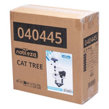 Tiragraffi blu e bianco per gatti 60x56x111 cm - immagine 4