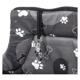 Borsa trasportino imbottita nera  42x25x28 cm - immagine 3