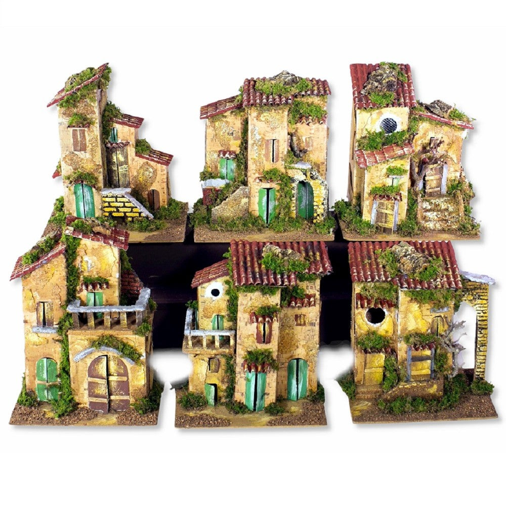 Casolare per presepe 21x16 cm assortito