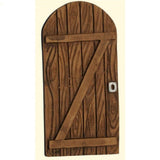Portone ad arco in resina per presepe 11,5x5,5 cm