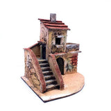 Casa per presepe singola 14x10x16 cm - immagine 3