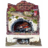 Forno per presepe con lampada 15x10x17 cm