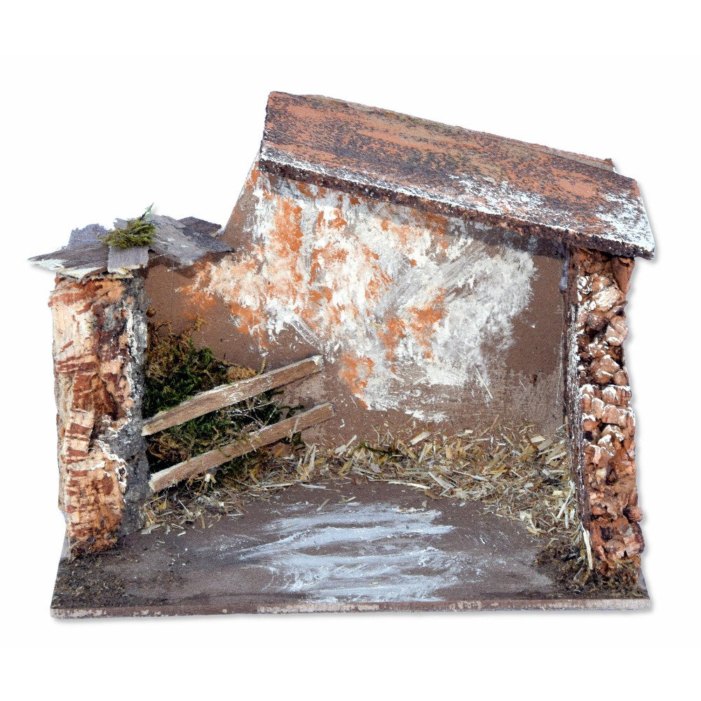 Capanna Vuota per presepe 20x14x15 cm