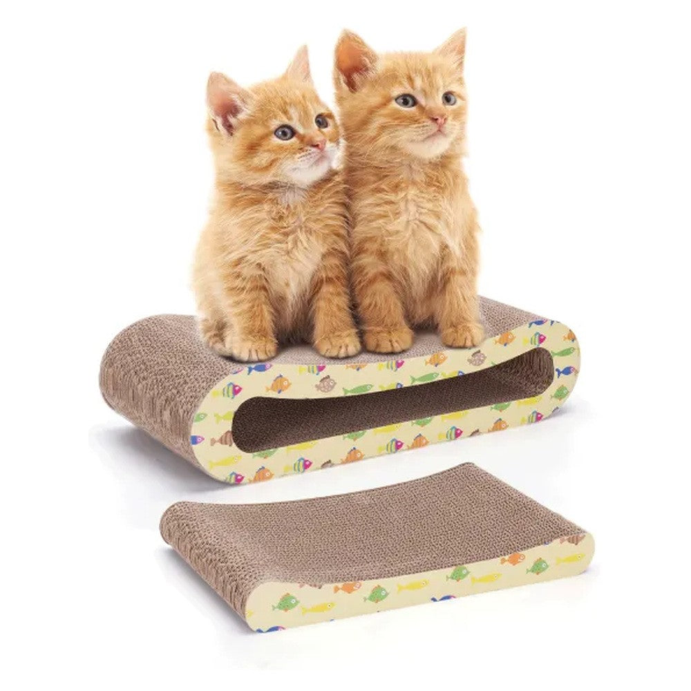 Tiragraffi in cartone 2 in 1 per gatti - immagine 2