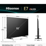 TVc QLED 55" 4K ULTRA HD 55E7NQ - immagine 2