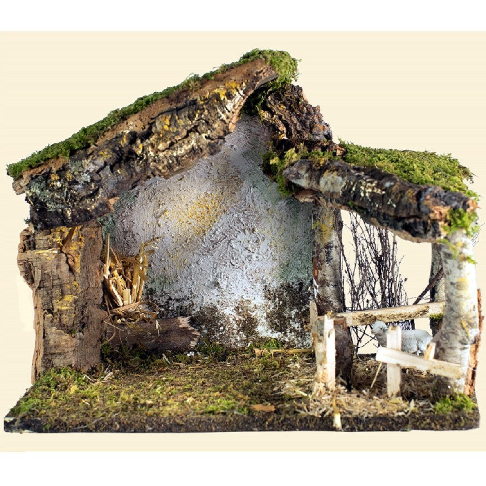 Capanna vuota per presepe 33x18x23 cm
