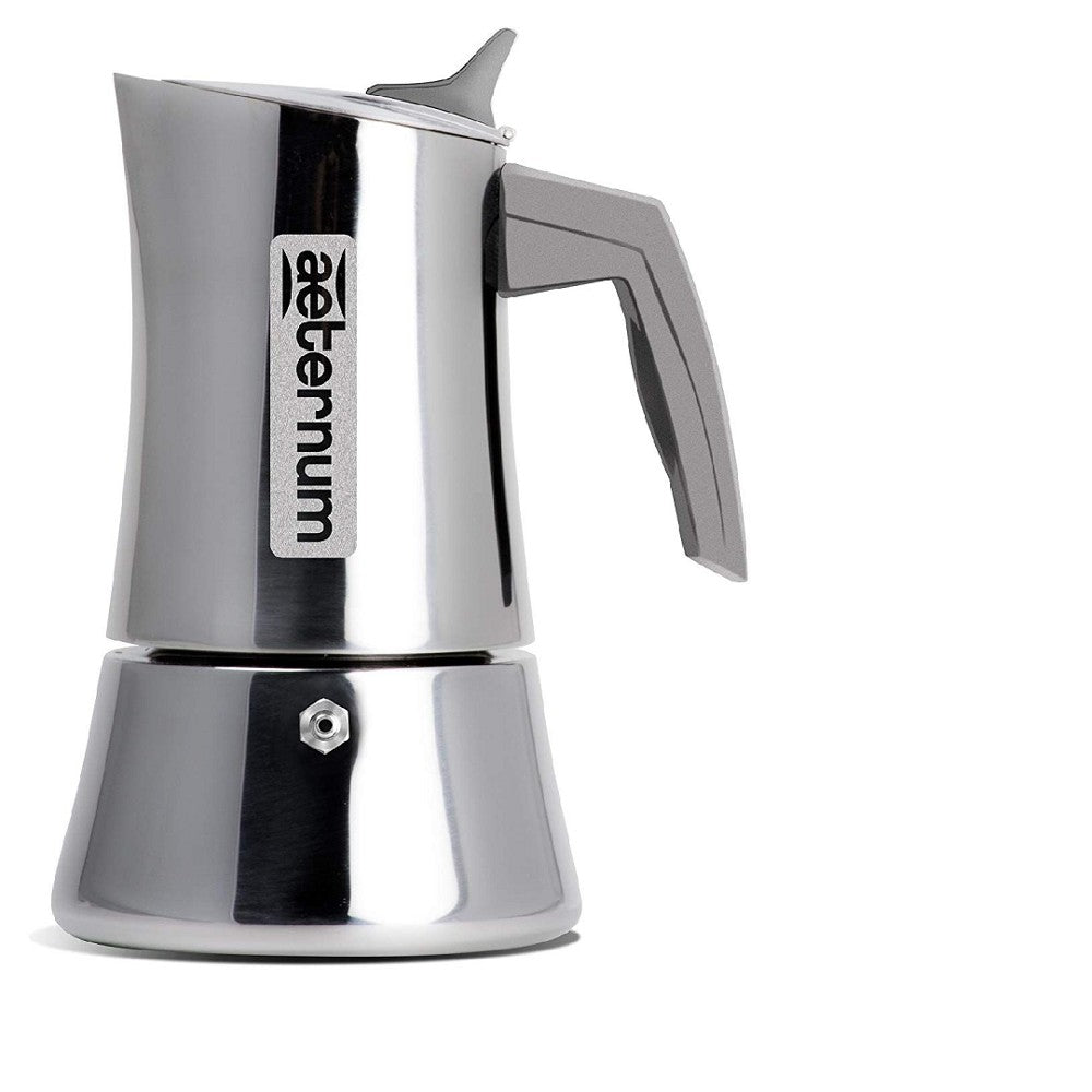 CAFFETTIERA DIVINA 4 TAZZE ACCIAIO INDUZIONE AETERNUM