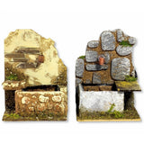 Fontana con pompa per presepe 13x10x11 cm assortita
