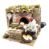 Fornaia in movimento 10 cm per presepe