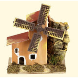 Mulino a Vento per presepe 10x6x12 cm