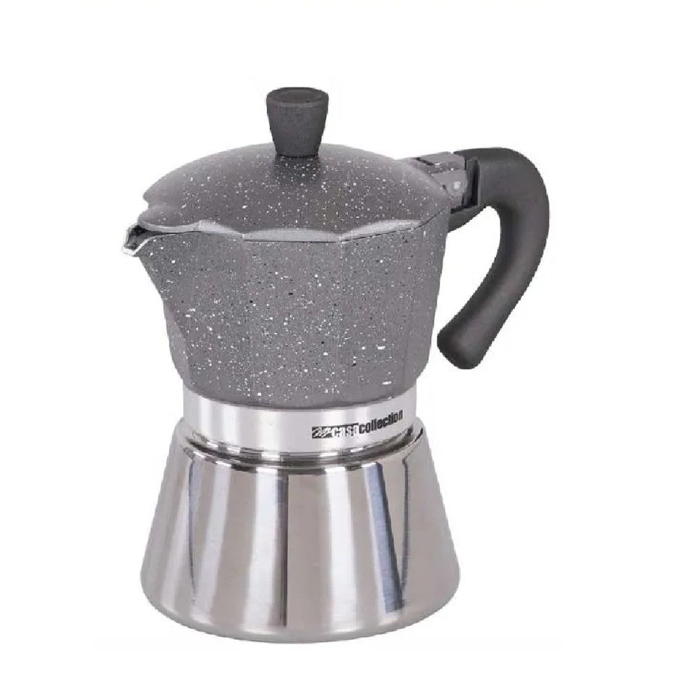 CAFFETTIERA 3Tazze SILVER ROCK INDUZIONE