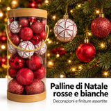 Palline di Natale Misure Assortite Set 50 pz