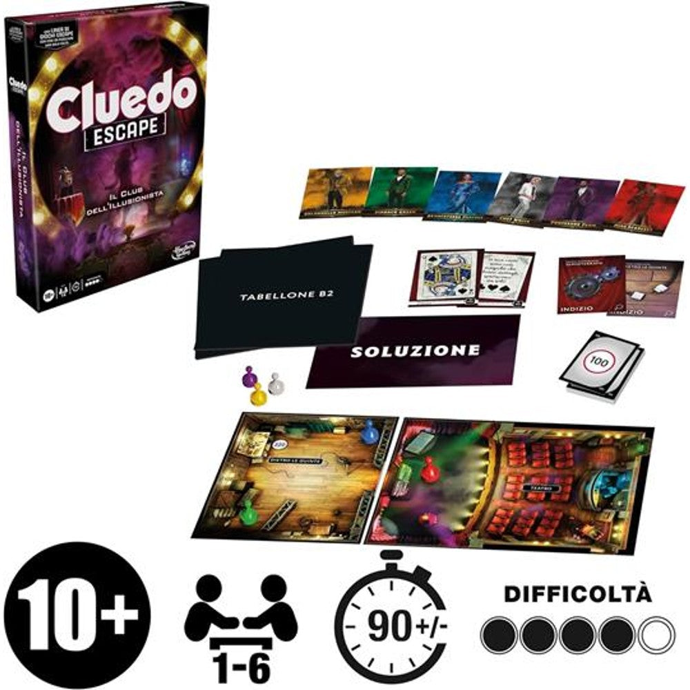 CLUEDO ESCAPE CLUB ILLUSIONISTA - immagine 2