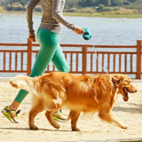 Guinzaglio retrattile cani fino a 50 kg colori assortiti 5 mt - immagine 2