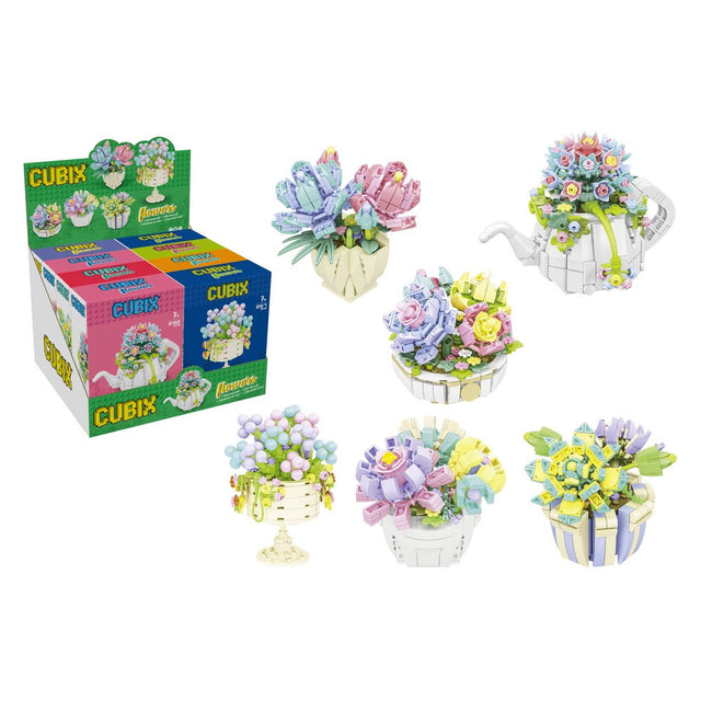 CUBIX PIANTE GRASSE CON VASO ASSORTITE