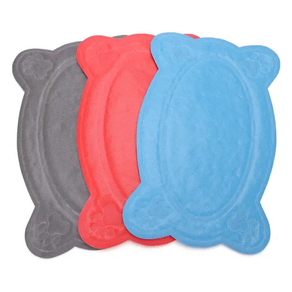 Tappetino ovale a zampa in PVC colori assortiti 58X38 cm - immagine 2